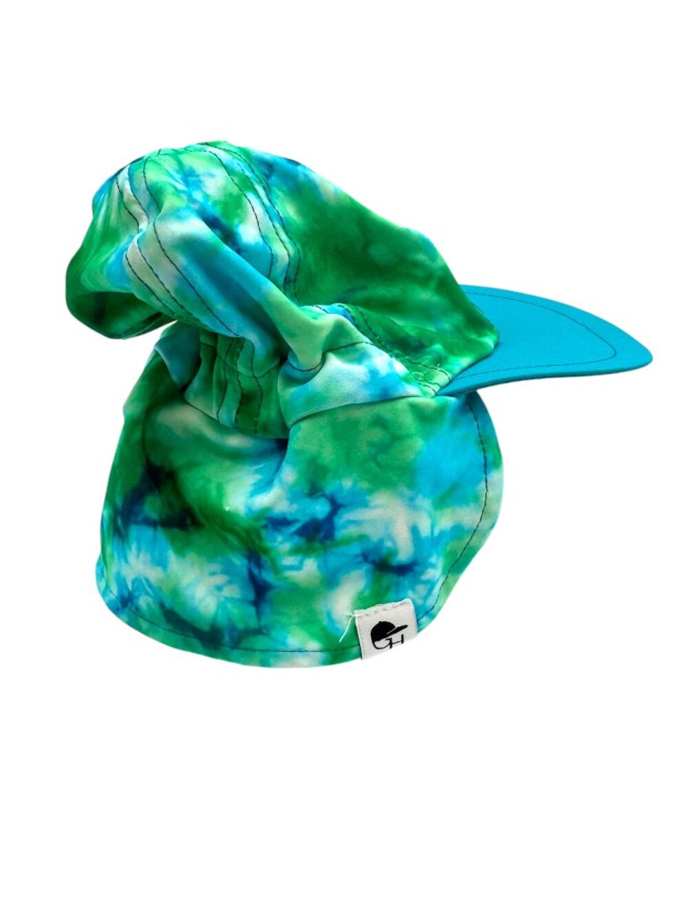 George Hats Tye-Dye Green Blue Waterproof Sun Hat Infant Toddler Size Medium